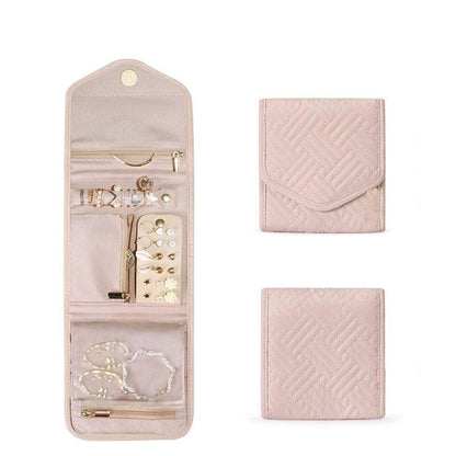 Petite pochette à bijoux de voyage souple