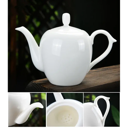 Petite Théière Céramique Blanche