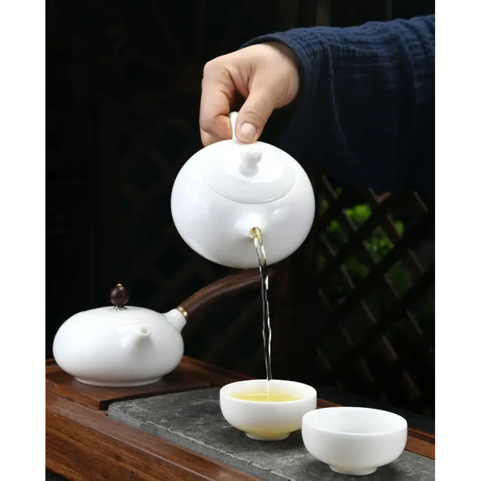 Petite Théière Céramique Blanche