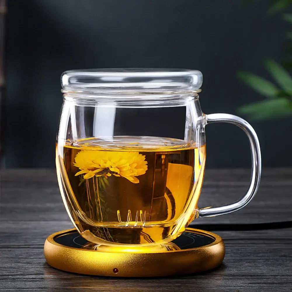 Petite Théière en Verre avec Filtre