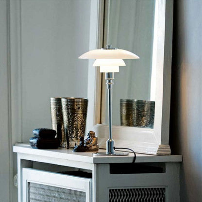Lampe de Table Disc Multilayer Metal – Élégance Moderne et Ambiance Apaisante