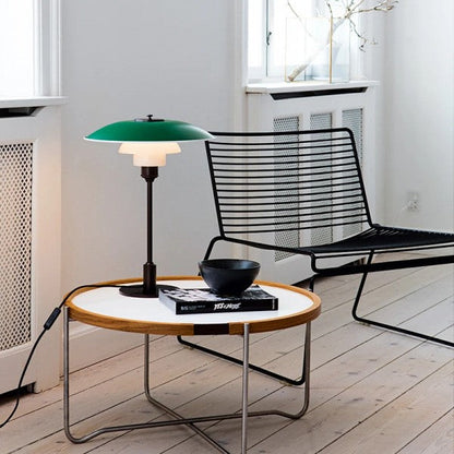 Lampe de Table Disc Multilayer Metal – Élégance Moderne et Ambiance Apaisante