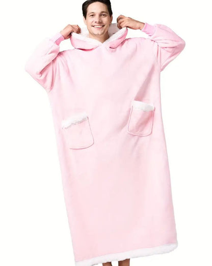 Pull Plaid Homme Rose Long