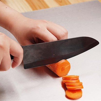 Planche à Découper en Inox - Antidérapante avec Bord de Protection