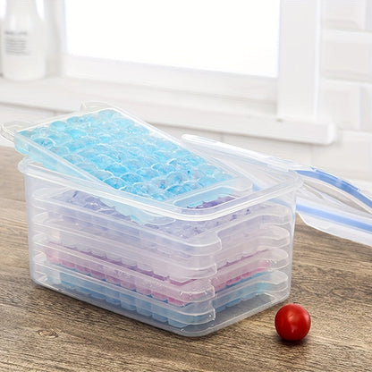 Bacs à Glaçons empilés dans une boîte - Ensemble de 3/5/8 - 54 Glaçons par plateau