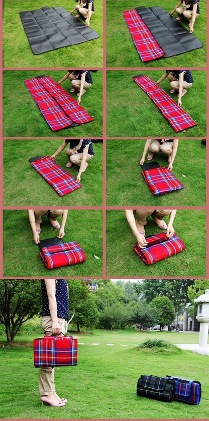 Grande Couverture Pique-Nique Carreaux Rouges