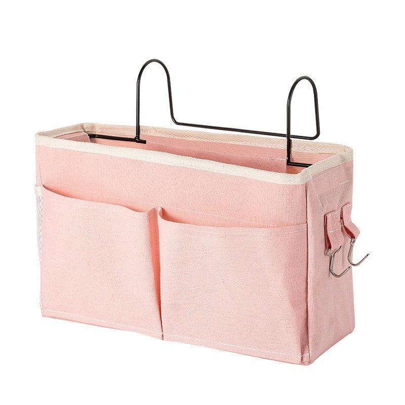 Poche de Rangement Lit Bebe - Rose