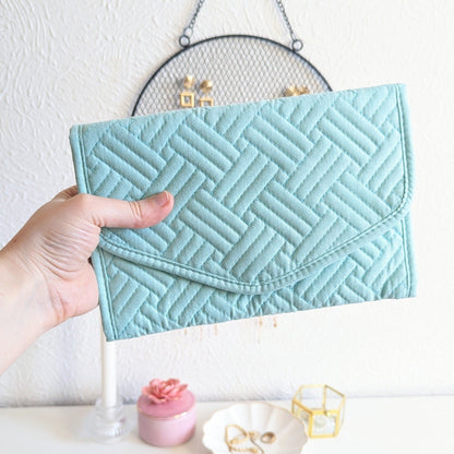 Pochette à bijoux de voyage en tissus