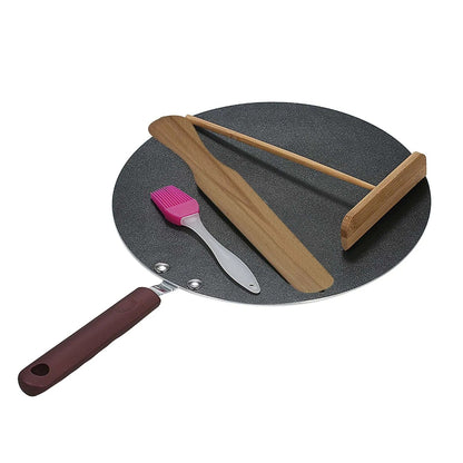 Poêle a Crepe Plate Antiadhésive et Pratique