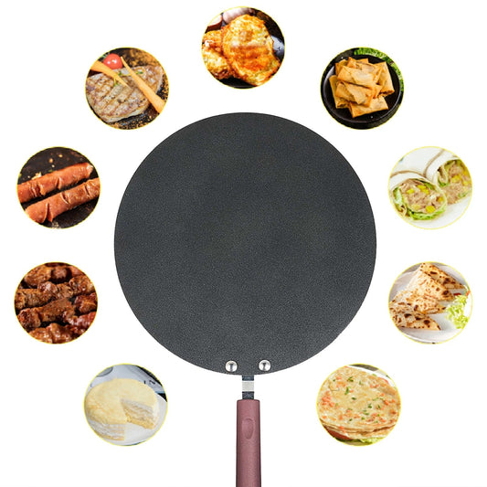 Poêle a Crepe Plate Antiadhésive et Pratique