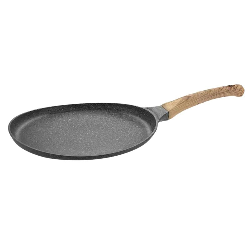Poêle a Crepe Solide et Durable en Aluminium