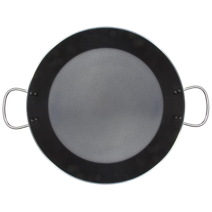 Poele à Paella Antiadhésive en Aluminium Noir