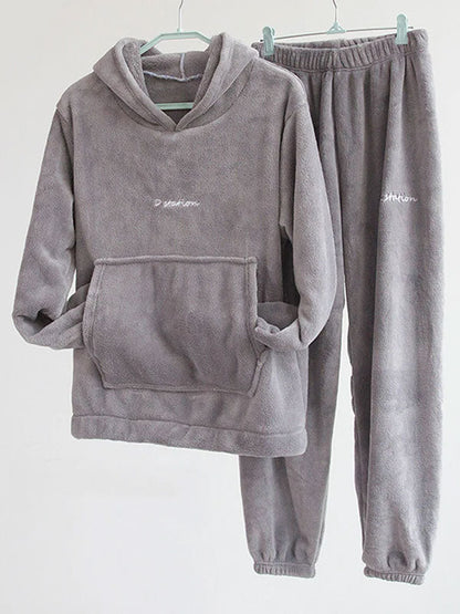 Pyjama Polaire à Capuche Pour Femme "Confort Polaire" | Pyjama Shop