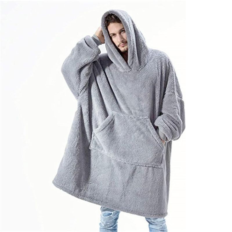 Poncho polaire d'intérieur