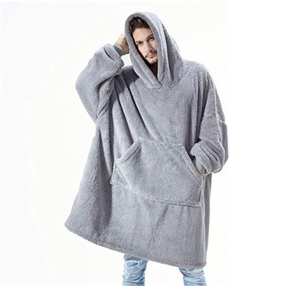 Poncho polaire d'intérieur