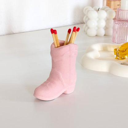 Porte-allumettes bottes de cowboy