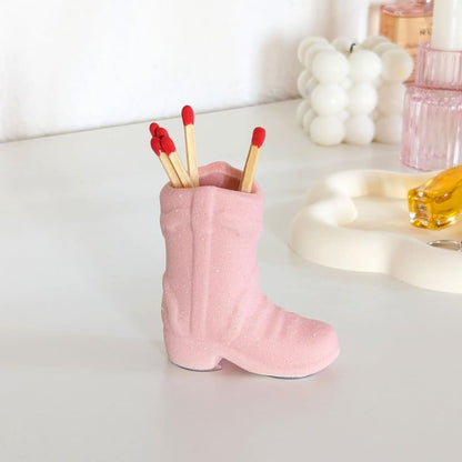 Porte-allumettes bottes de cowboy