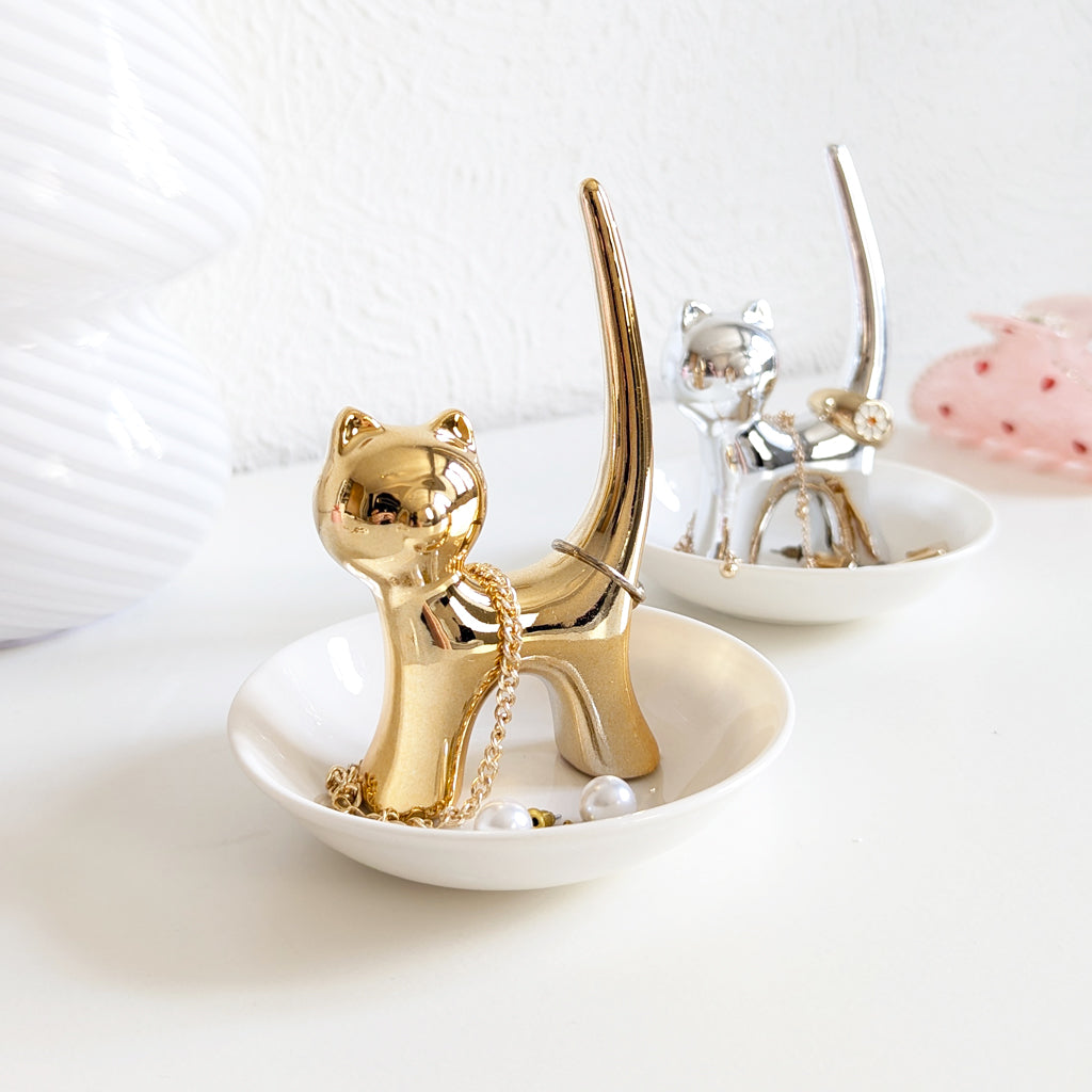 Porte bague chat