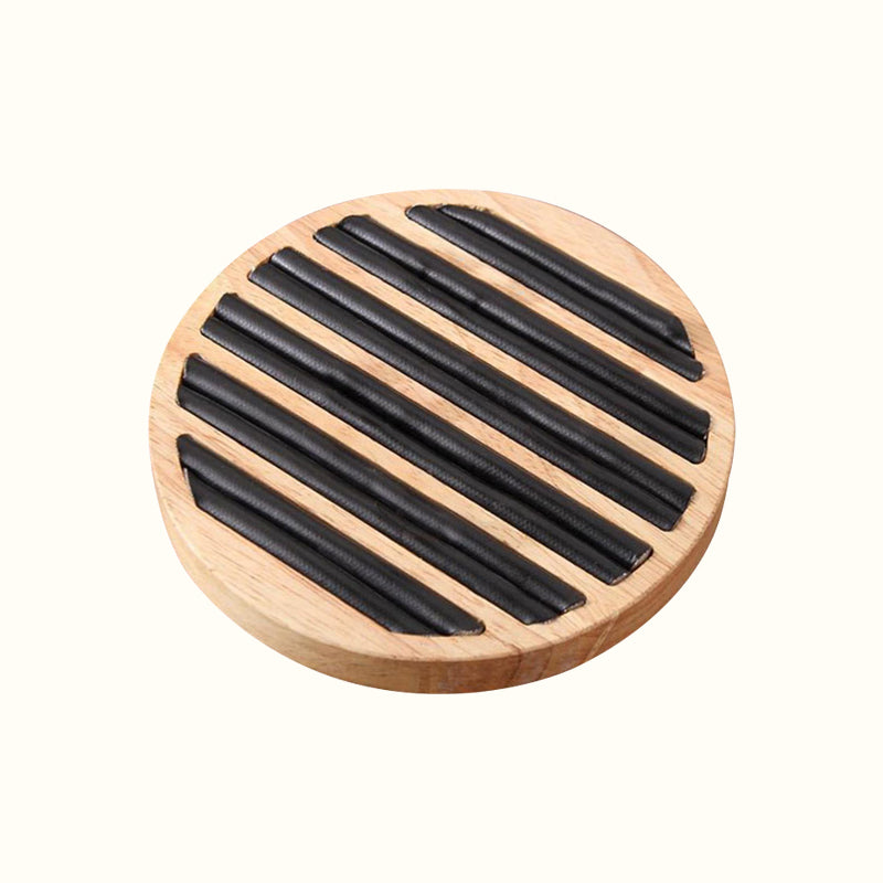 Porte bagues en bois rond