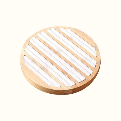 Porte bagues en bois rond