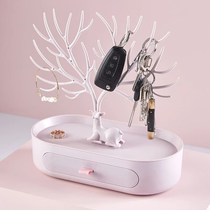 Porte-bijoux 2-en-1 cerf