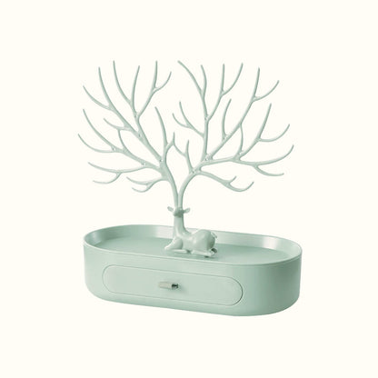 Porte-bijoux 2-en-1 cerf