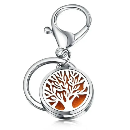 Porte-clé diffuseur huiles essentielles - Arbre de vie