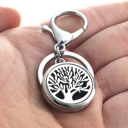 Porte-clé diffuseur huiles essentielles - Arbre de vie