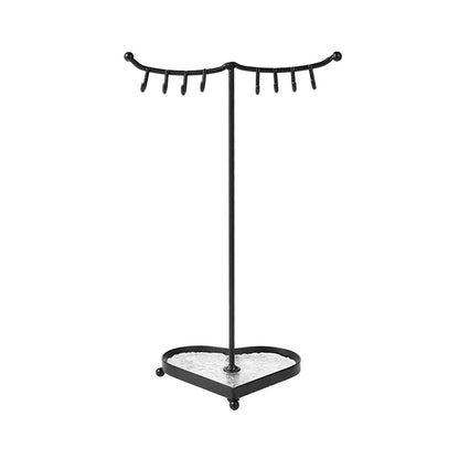 Porte-colliers avec socle en forme de cœur