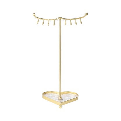 Porte-colliers avec socle en forme de cœur