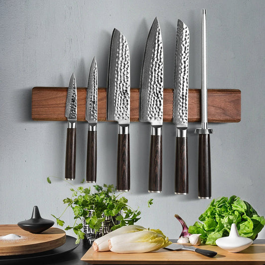 Porte Couteau Magnétique en Bois