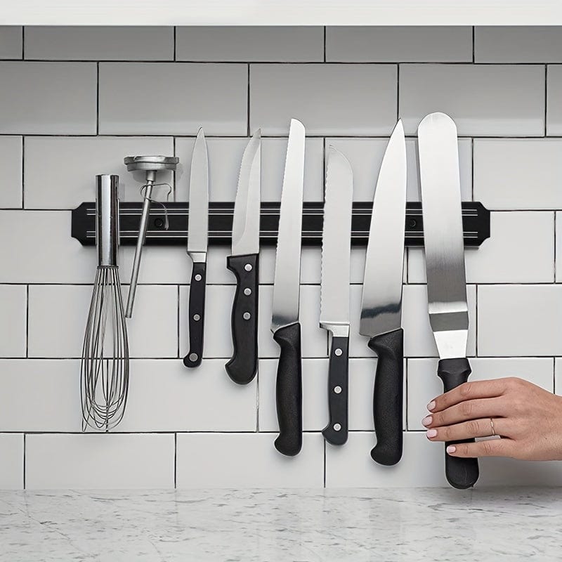 Porte-couteaux magnétique mural - Range-couteaux magnétique puissant pour cuisine - Support couteaux magnétique créatif - Accessoire cuisine