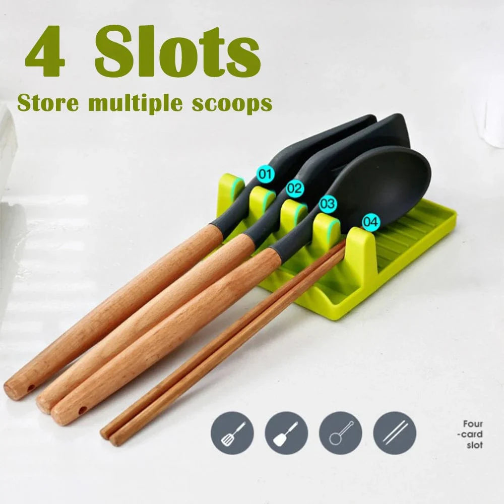 Porte-cuillères de cuisine - Organisateur de rangement pour ustensiles de cuisine