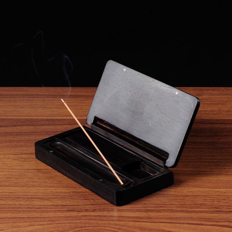 Porte encens bois avec réserve