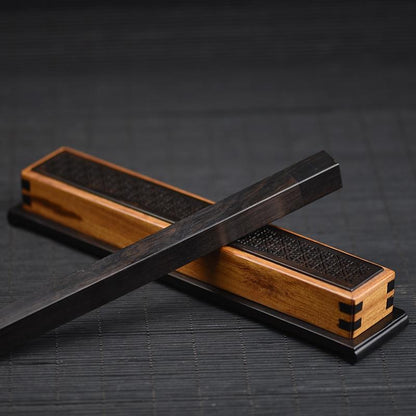 Porte encens bois sculpté