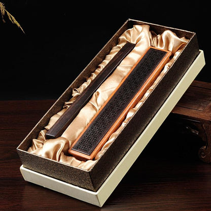 Porte encens bois sculpté