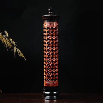 Porte encens bois vertical