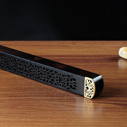 Porte encens noir