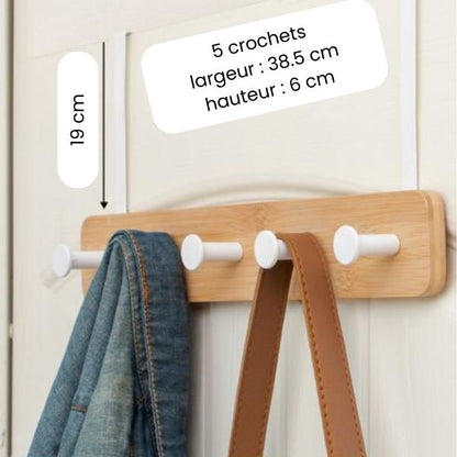 porte-manteau-accroche-porte-blanc-5-crochets