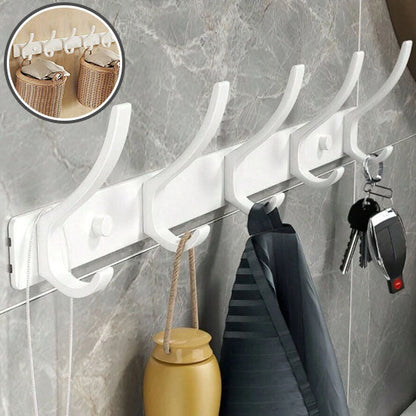 Porte-manteau mural blanc en aluminium de qualité supérieure