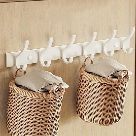 Porte-manteau mural blanc en aluminium de qualité supérieure