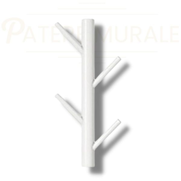 Porte manteau bois et blanc