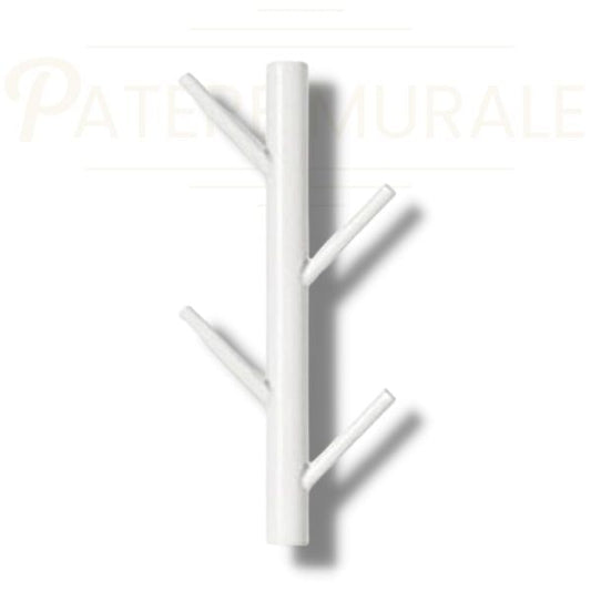 Porte manteau bois et blanc