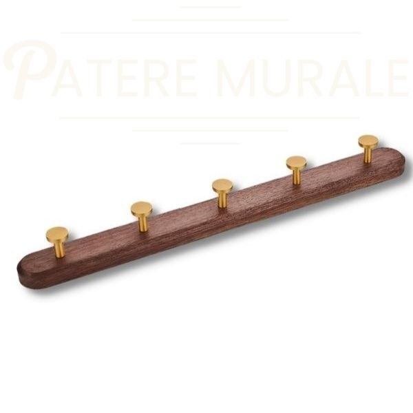 Patere salle de bain bois