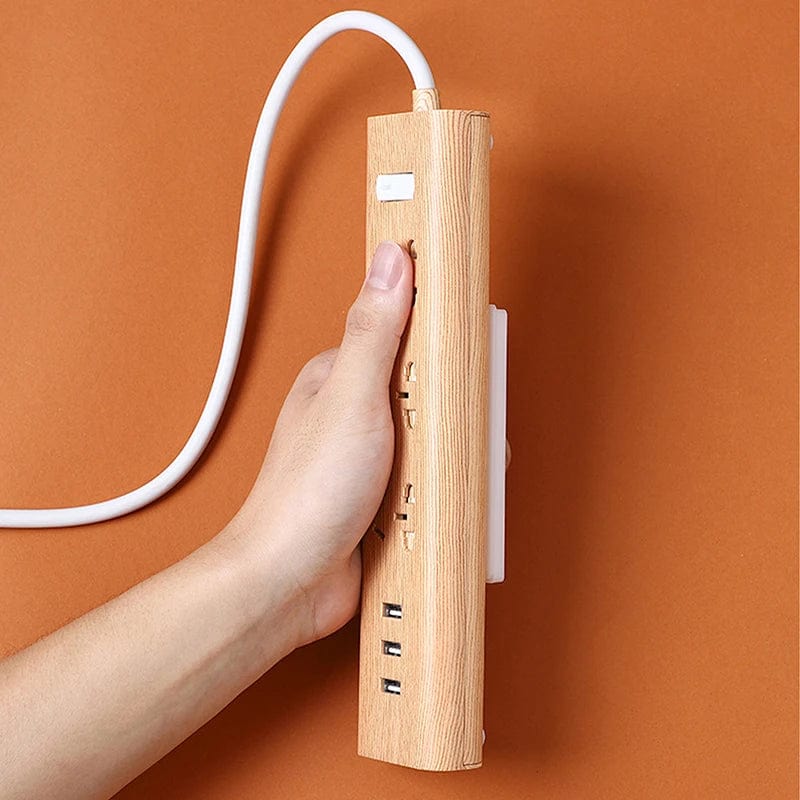 Porte-Prise Mural Autocollant pour Cuisine et Bureau