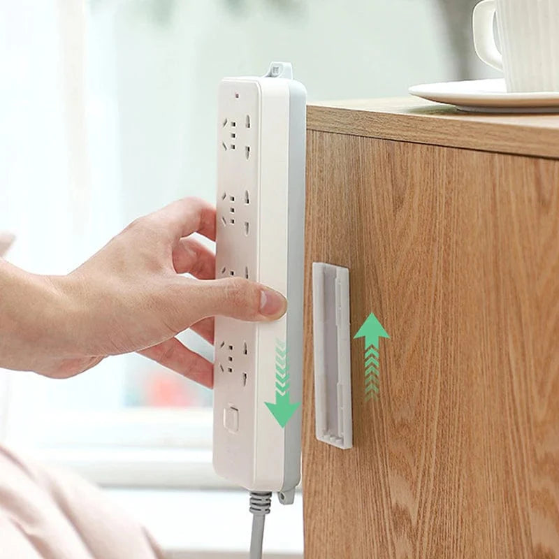 Porte-Prise Mural Autocollant pour Cuisine et Bureau
