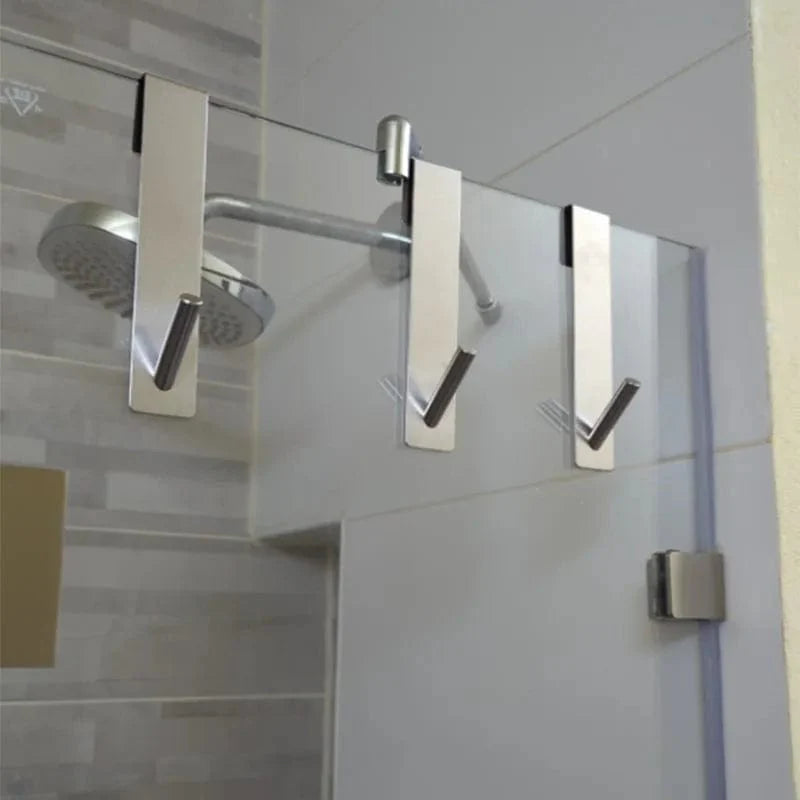 Porte-serviettes mural en acier inoxydable