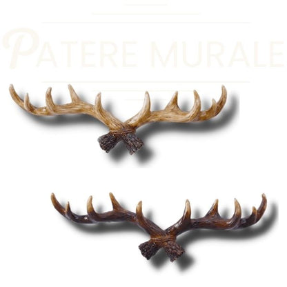 Porte manteau bois de cerf