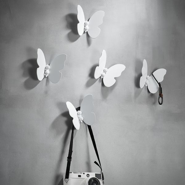 Porte manteau chambre papillon