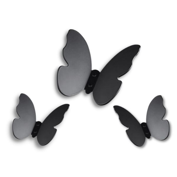 porte manteau chambre noir 3 pieces